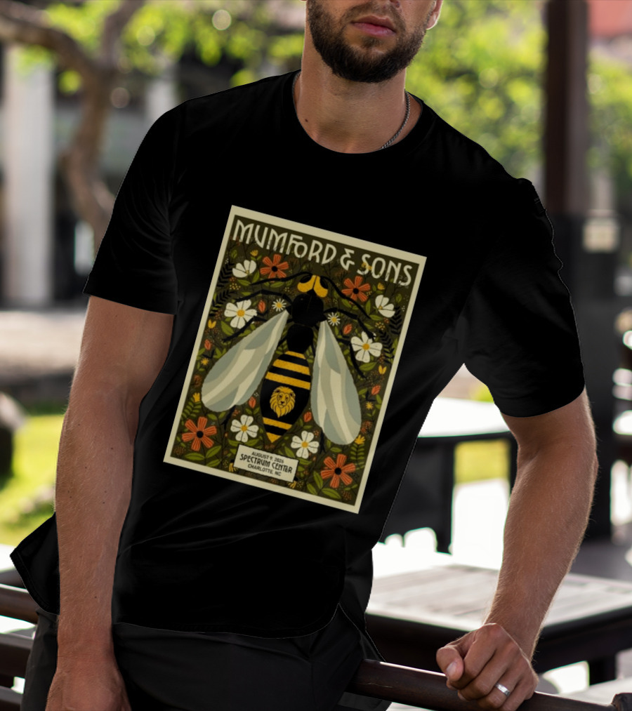 Mumford And Sons Event August 9 2026 Spectrum Center Charlotte NC T-Shirt