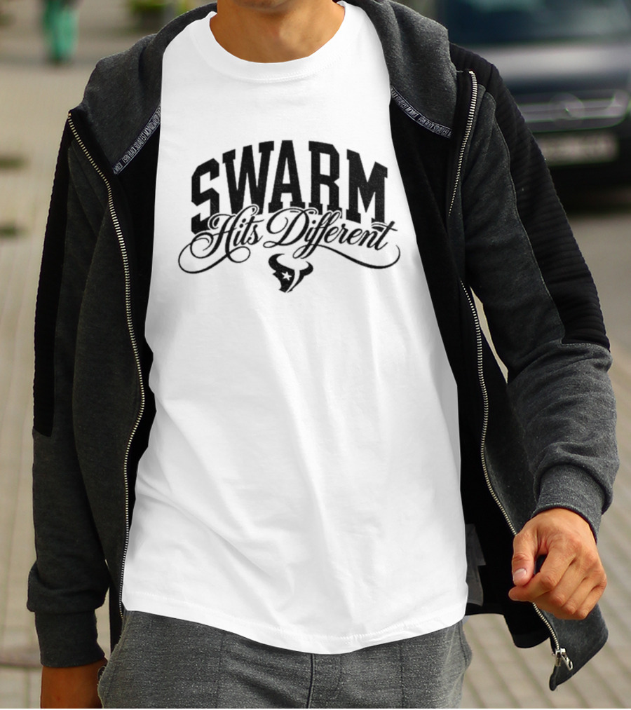 Swarm Hits Different Training Camp Texans T-Shirt