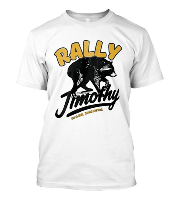 Rally Timothy Ballard Washington Black Raccoon T-Shirt