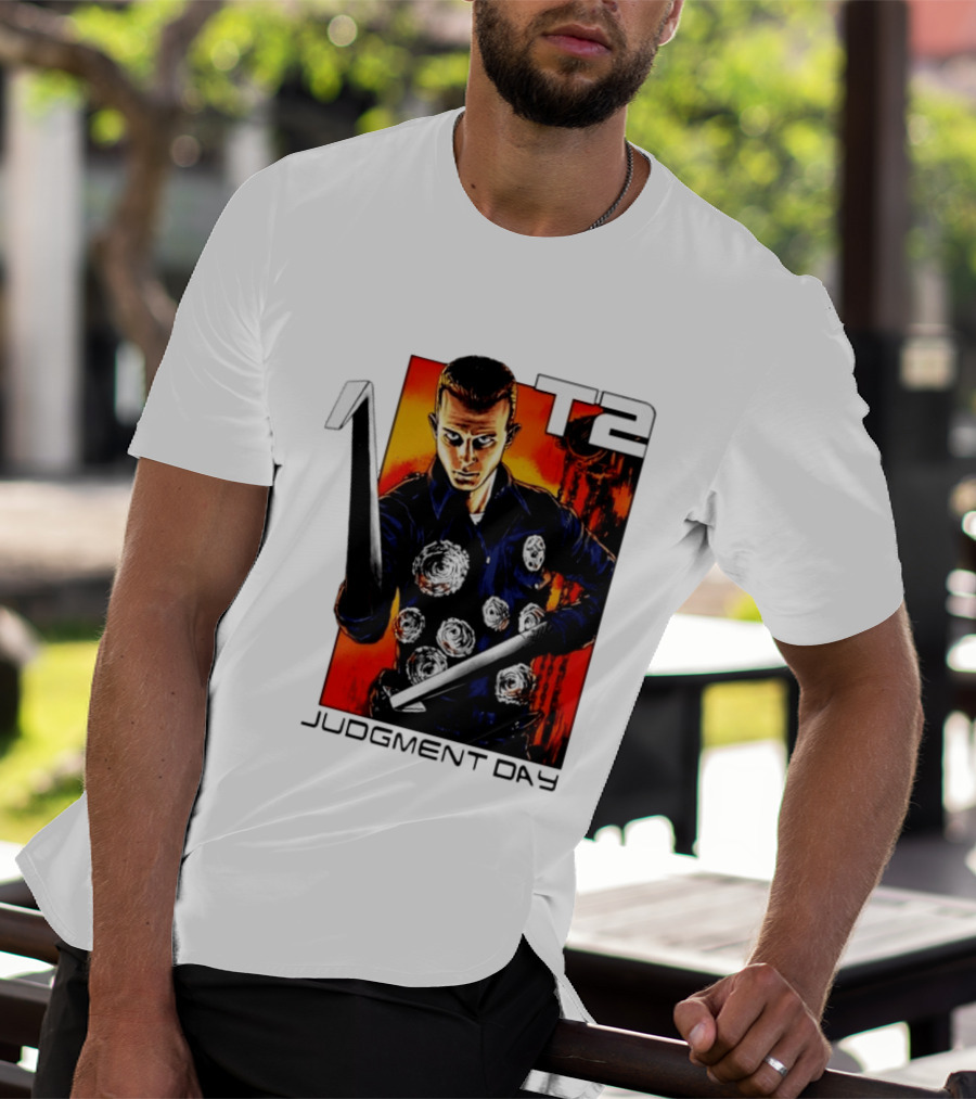 T2 Judgment Day 1000 Iconic Scene T-Shirt