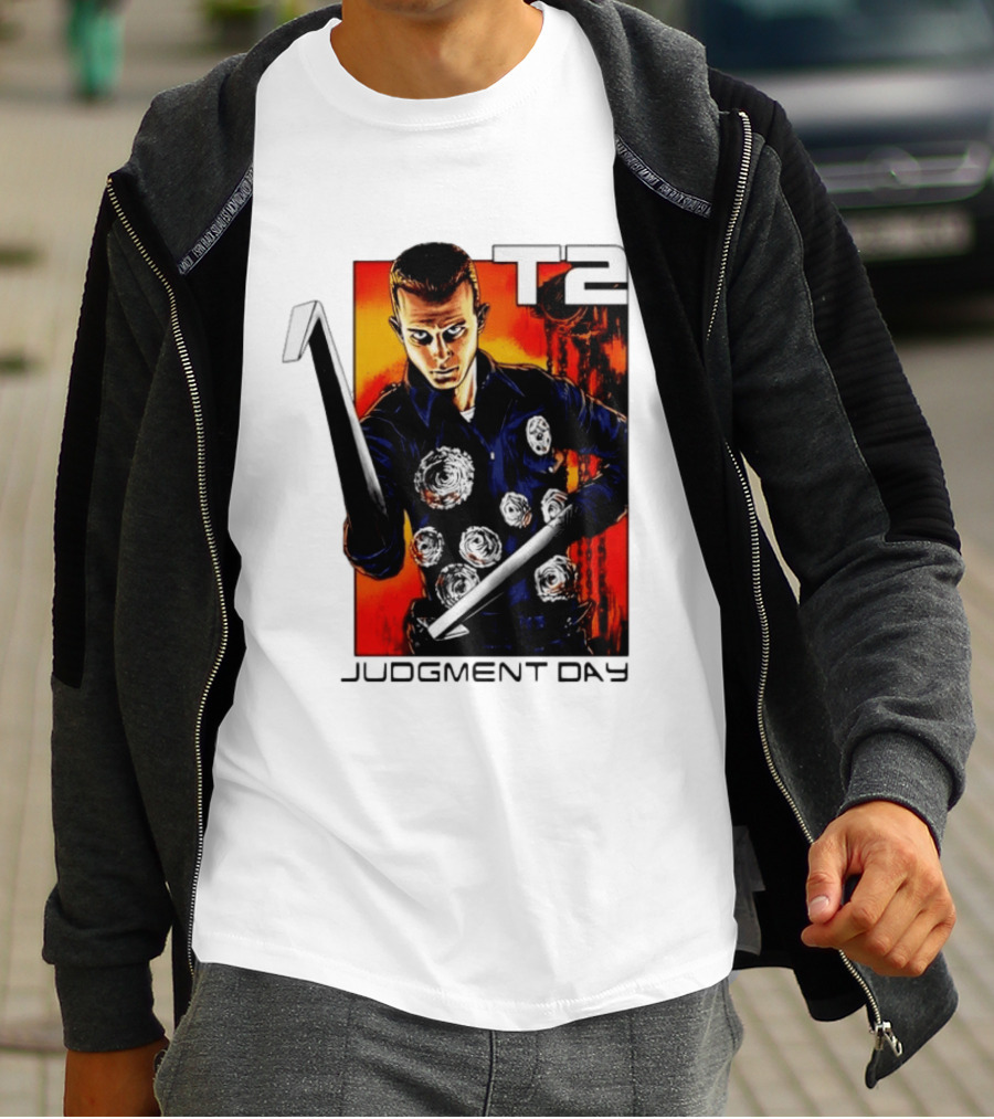 T2 Judgment Day 1000 Iconic Scene T-Shirt