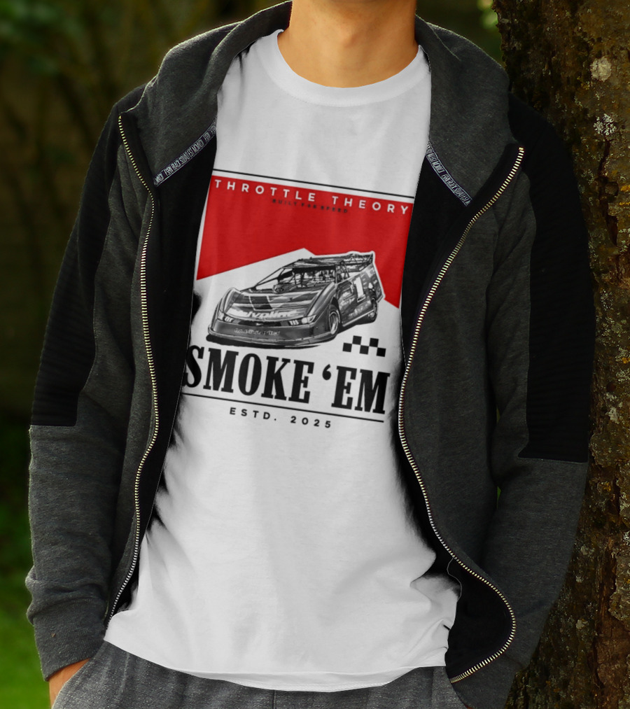 Throttle Theory Built For Speed Smoke 'Em Estd. 2023 T-Shirt