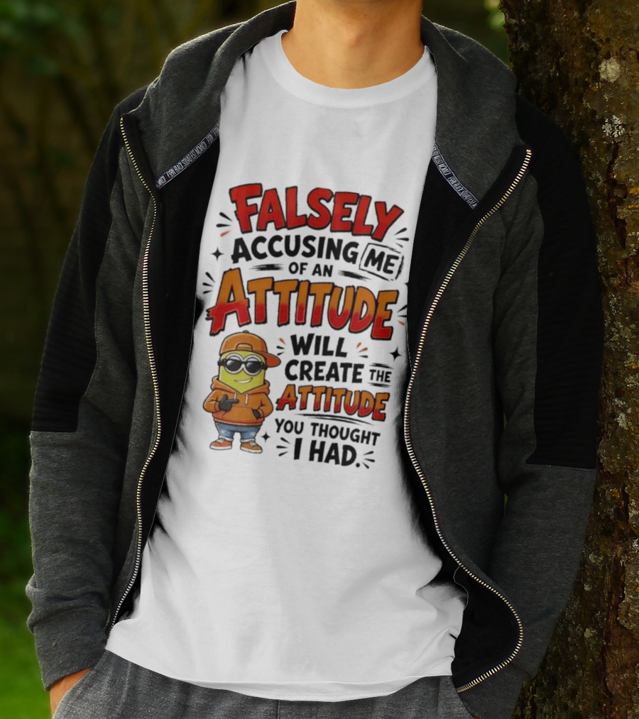 Falsely Accusing Me Of An Attitude Will Create The Attitude You Thought I Had T-Shirt