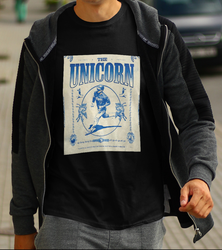 Shohei Ohtani The Unicorn Angels Dodgers Mythical Being Sports Star T-Shirt