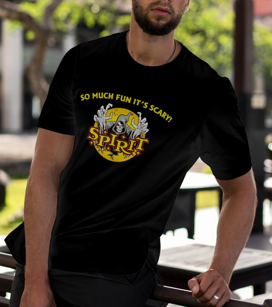 Spirit Halloween So Much Fun It's Scary Skeleton Ghost Hand T-Shirt
