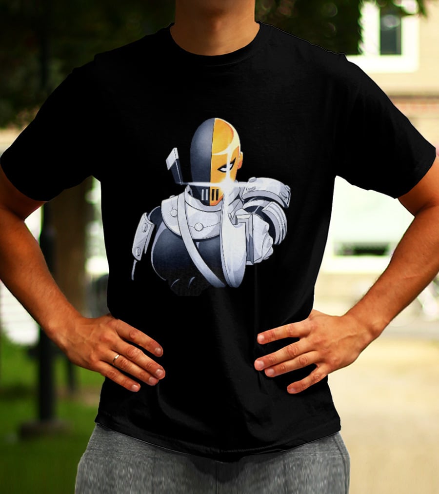 Deathstroke DC Comics Armor Sword Wielding T-Shirt