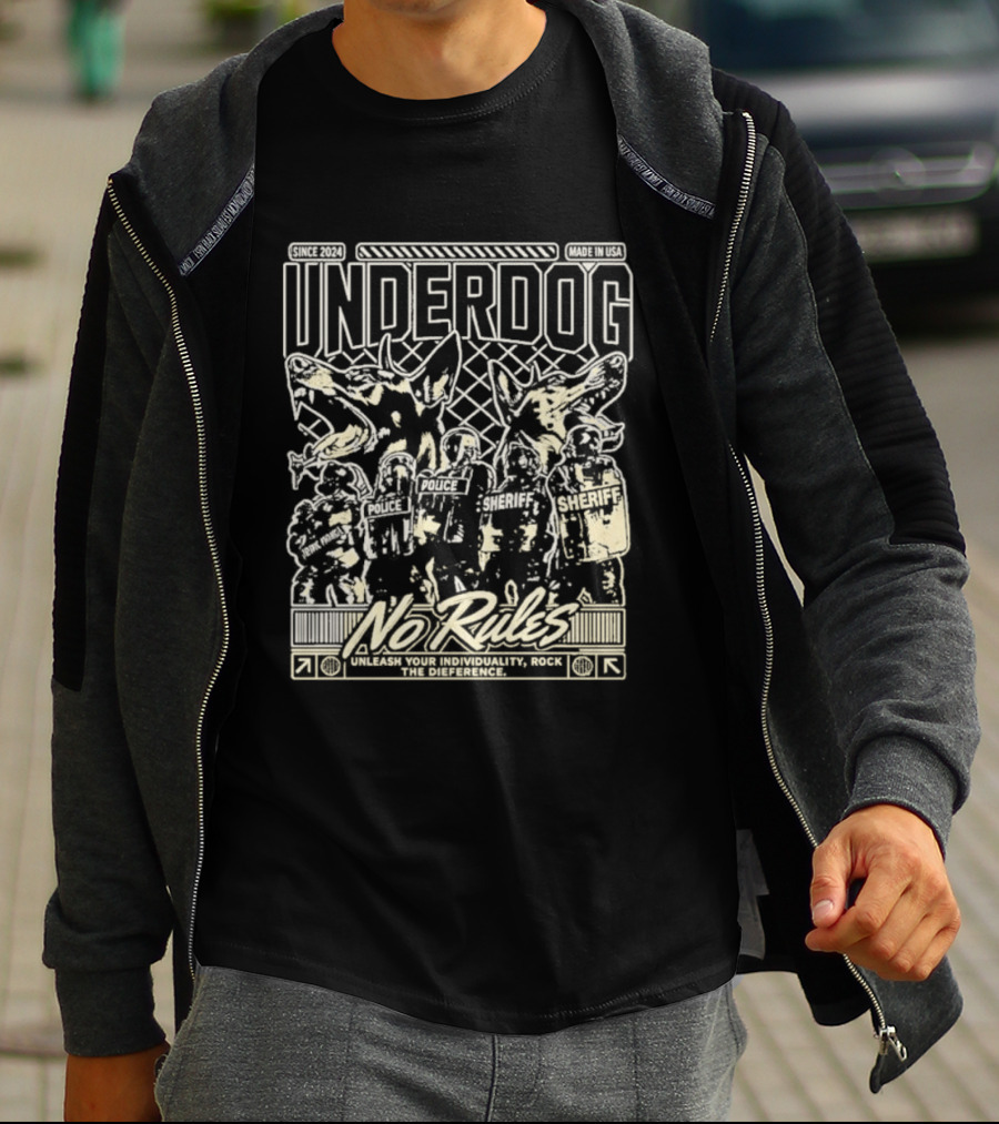 Underdog Unleash No Rules Individuality T-Shirt