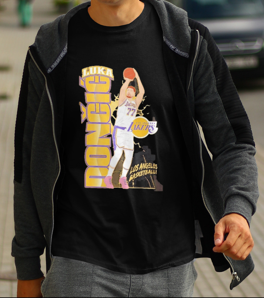 Los Angeles Lakers Luka Dončić Basketball 77 T-Shirt
