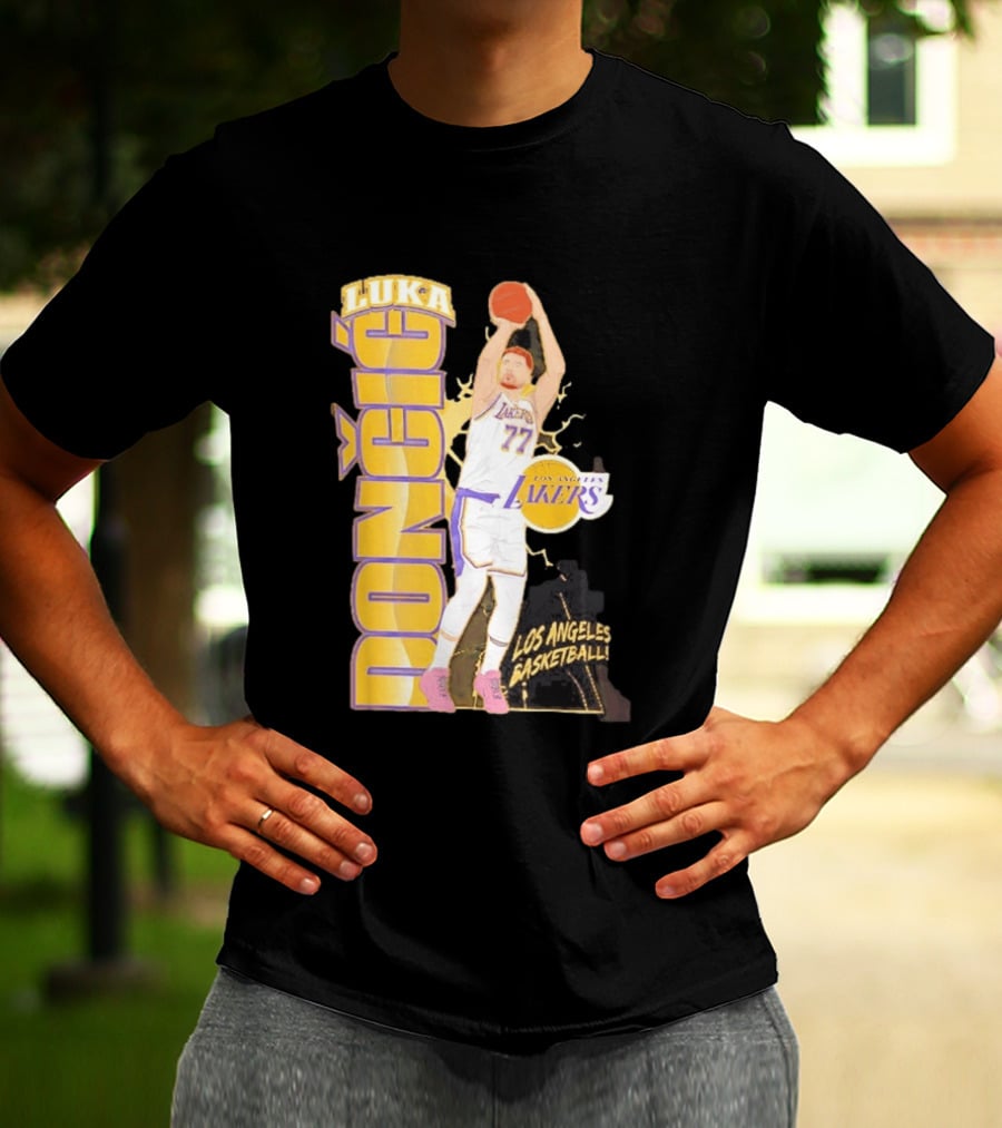 Los Angeles Lakers Luka Dončić Basketball 77 T-Shirt