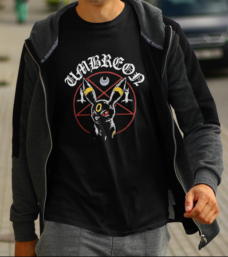 Umbreon Pentagram Moon Symbol Pokémon T-Shirt