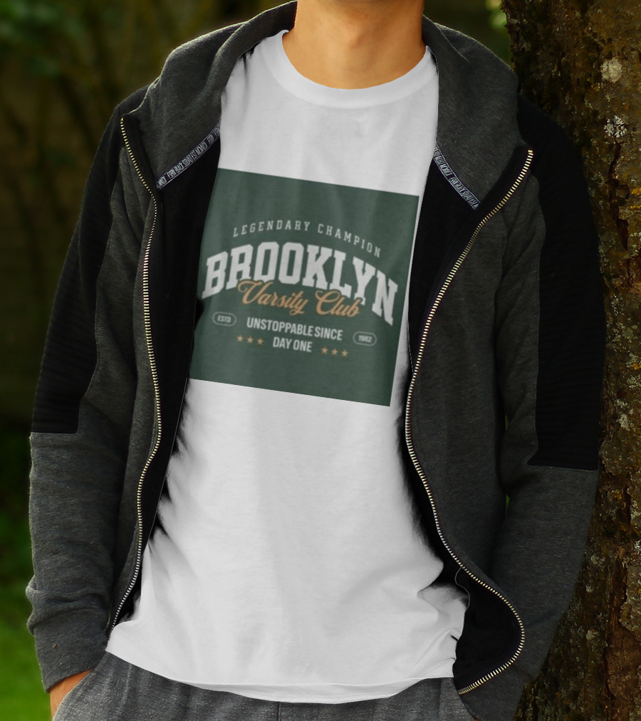 Brooklyn Varsity Club Legendary Champion Unstoppable Since Day One 1982 T-Shirt