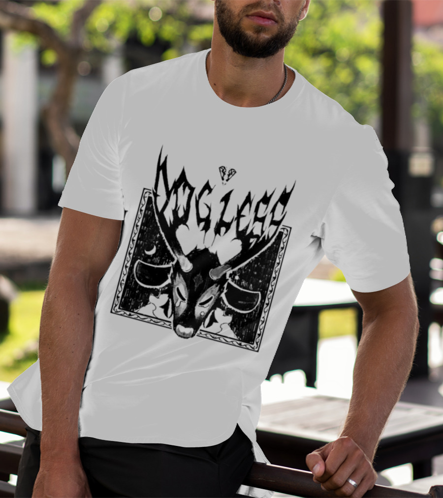 Dog Legs Gothic Skull Artwork Ward Them Off Alternative Rock T-Shirt