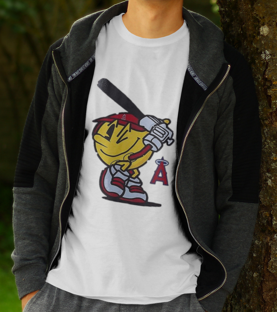 Los Angeles Angels Pacman Baseball T-Shirt
