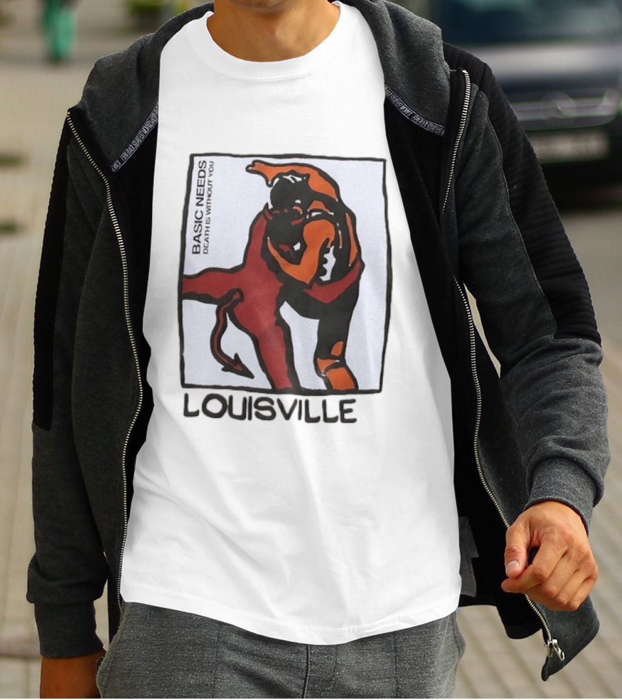Louisville Basic Needs Death Is Without You Wrestling T-Shirt