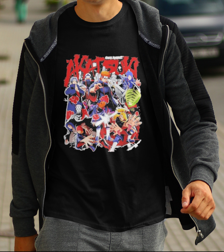 Akatsuki Vibes Konnect Naruto Anime Pain Characters Animation T-Shirt