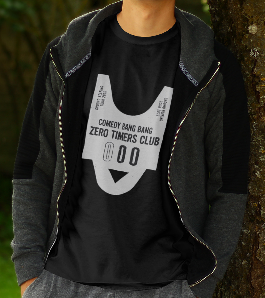 Comedy Bang Bang Zero Timers Club Ground Beefing Tour 2026 T-Shirt