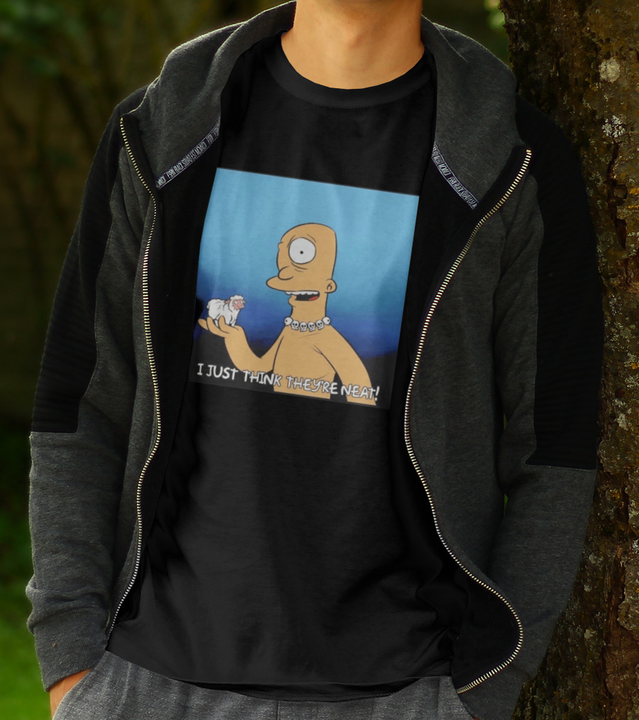 Odyssey The Cyclops I Just Think They're Neat Funny Cartoon T-Shirt