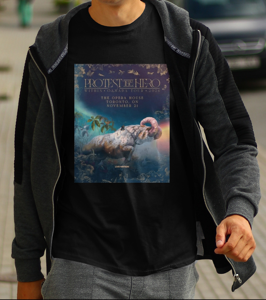 Protest The Hero Within Canada Tour 2026 Opera House Toronto November 21 Live Nation T-Shirt