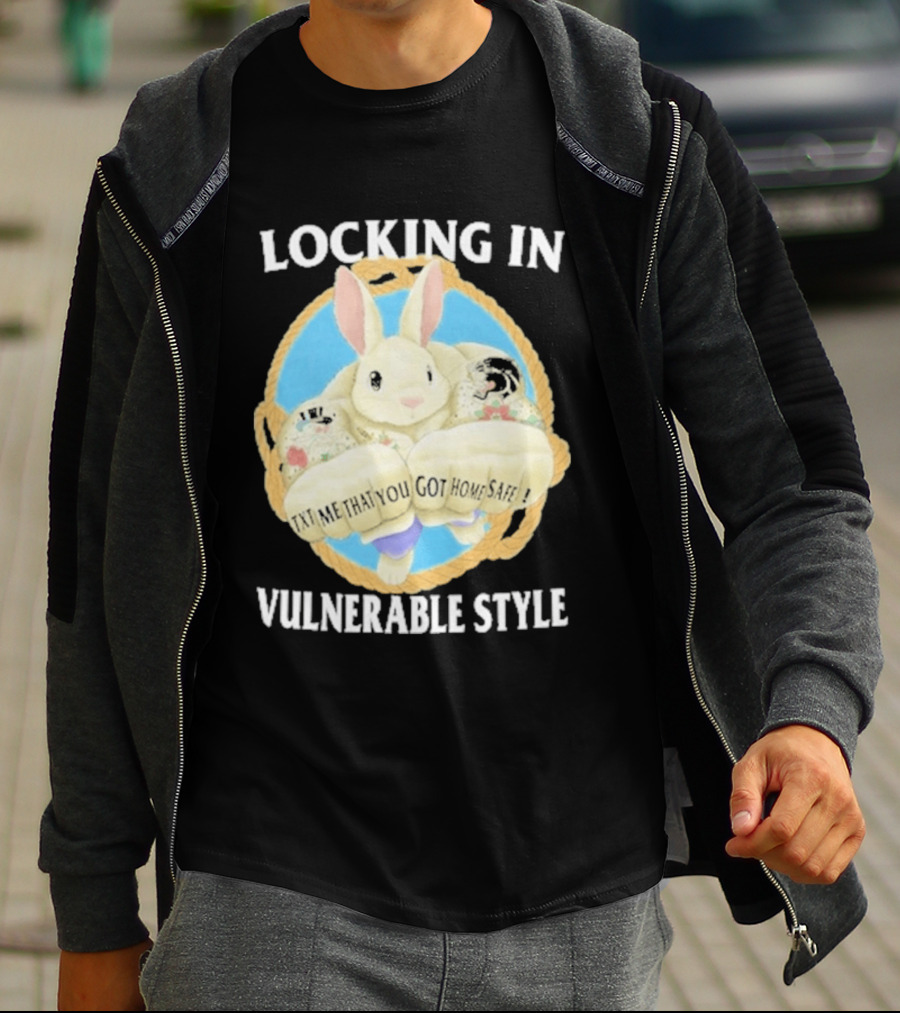 Locking In Vulnerable Style Rabbit T-Shirt