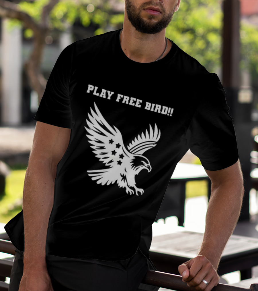 Play Free Bird Eagle Skynyrd Supremacist T-Shirt