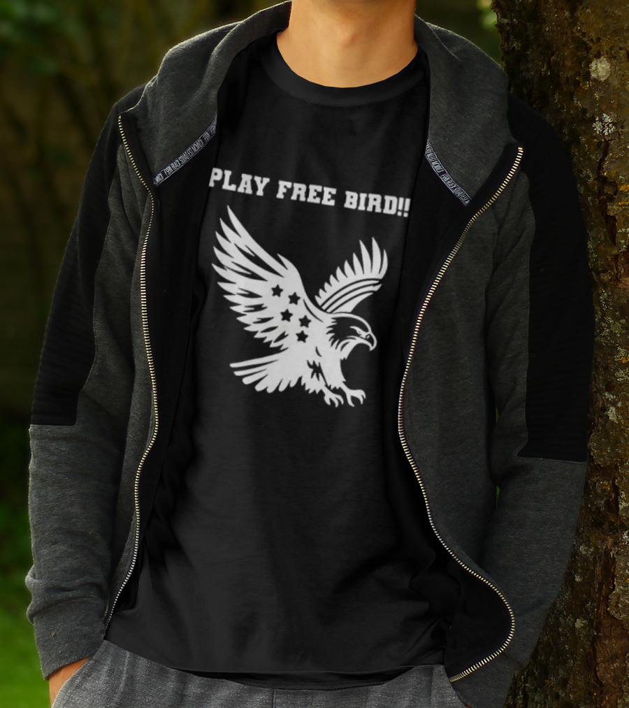 Play Free Bird Eagle Skynyrd Supremacist T-Shirt