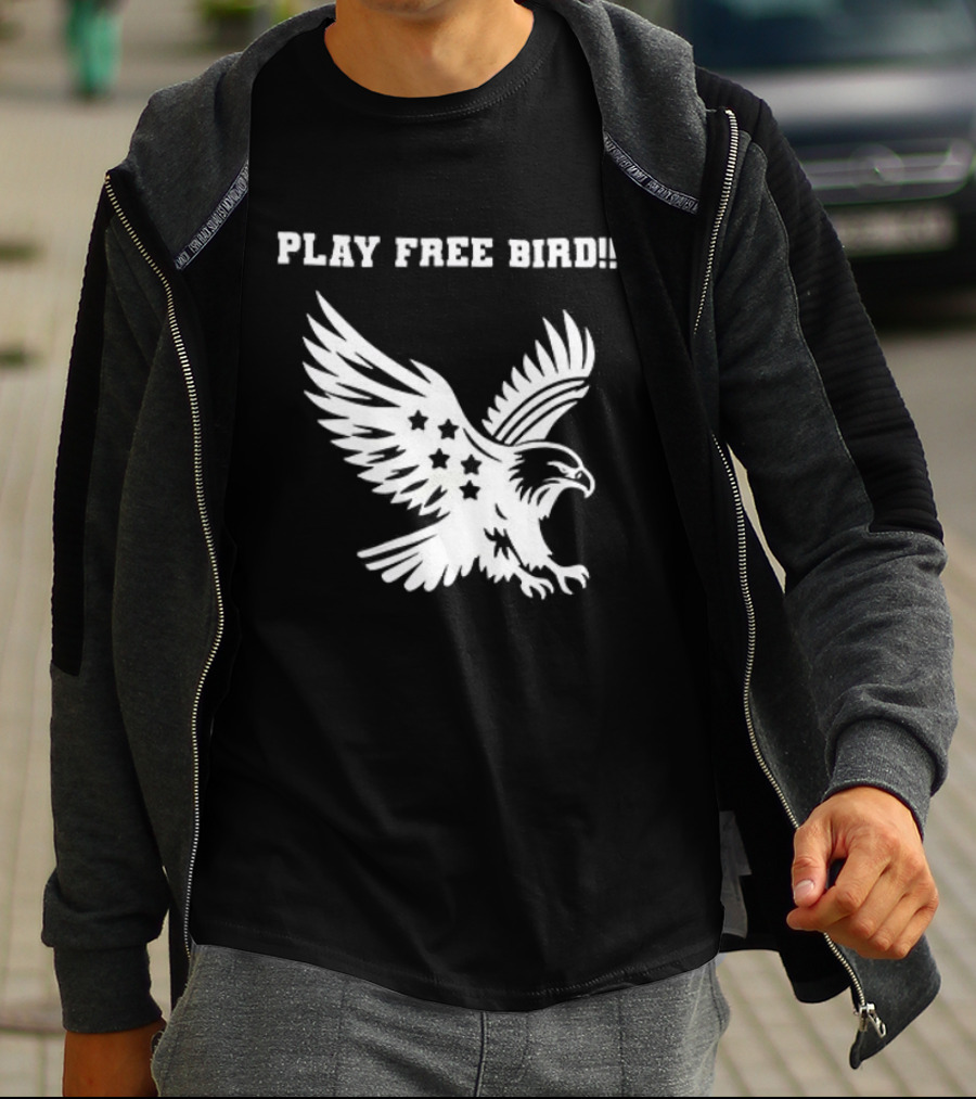 Play Free Bird Eagle Skynyrd Supremacist T-Shirt