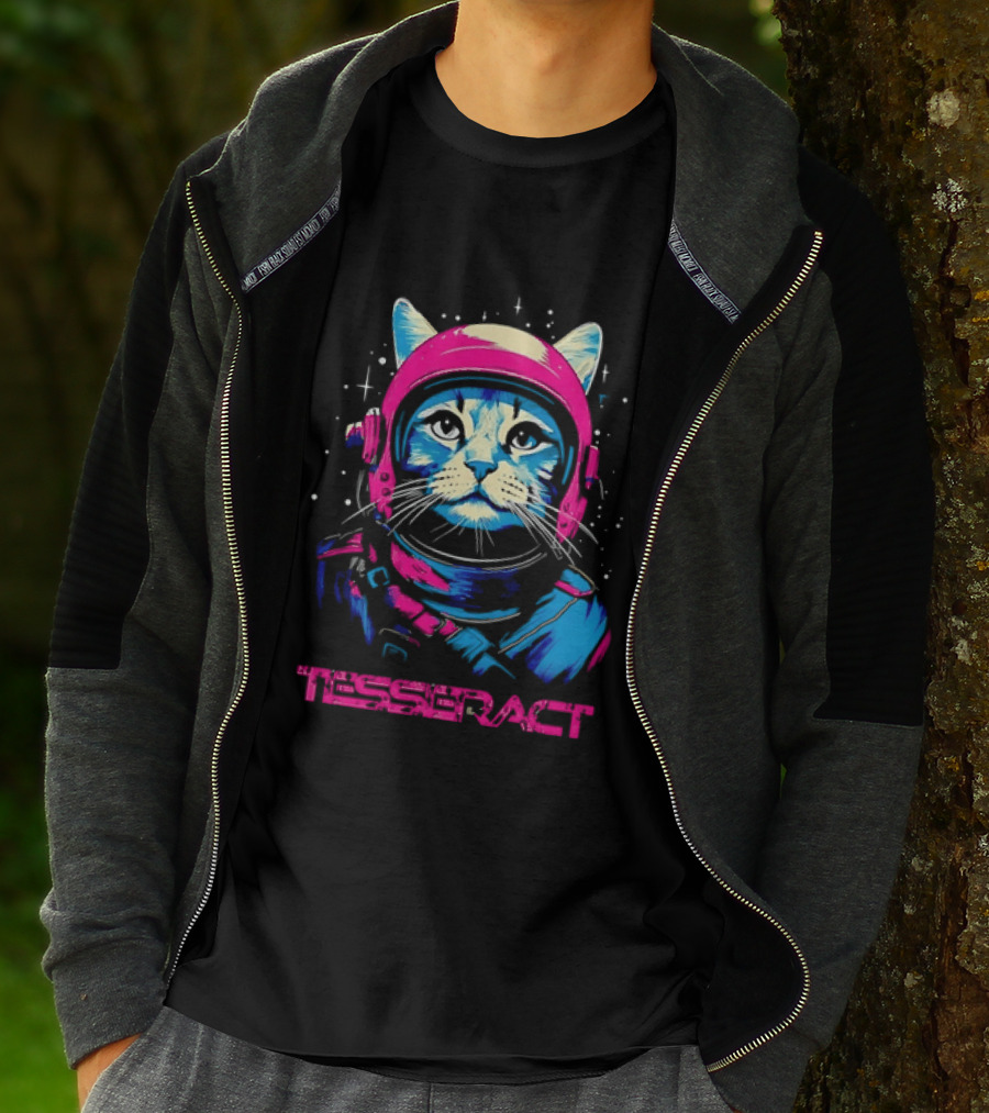 TesseracT Cosmic Cat Astronaut T-Shirt
