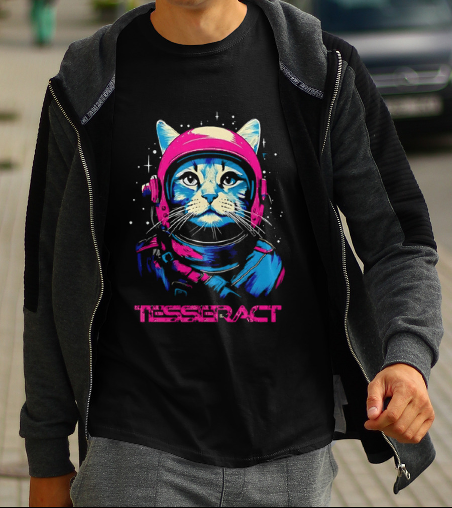 TesseracT Cosmic Cat Astronaut T-Shirt