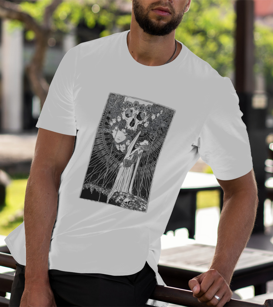 Alcest Kodama Album Art Black And White T-Shirt