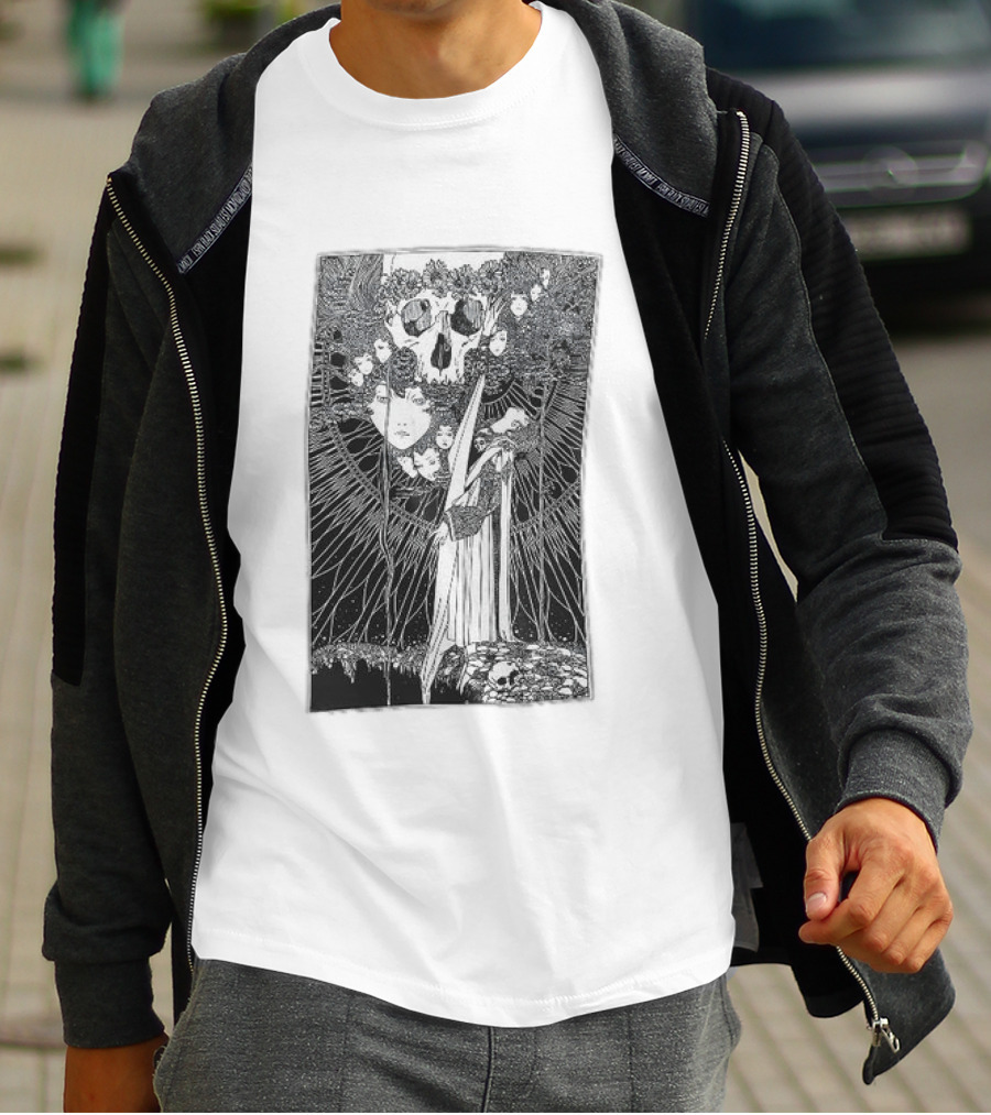 Alcest Kodama Album Art Black And White T-Shirt