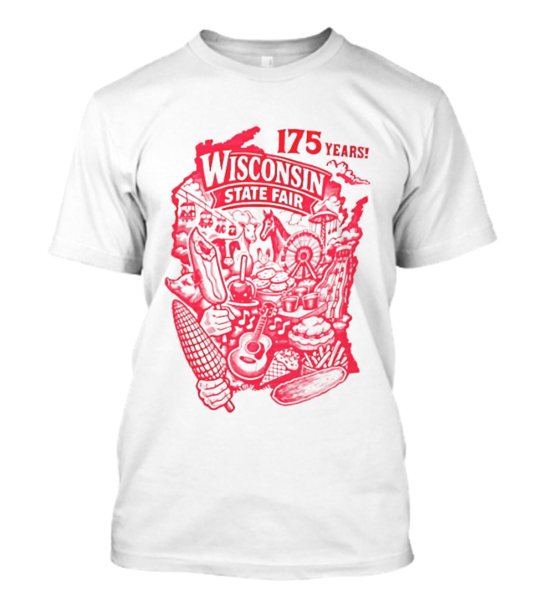 Wisconsin State Fair 175 Years Celebration T-Shirt
