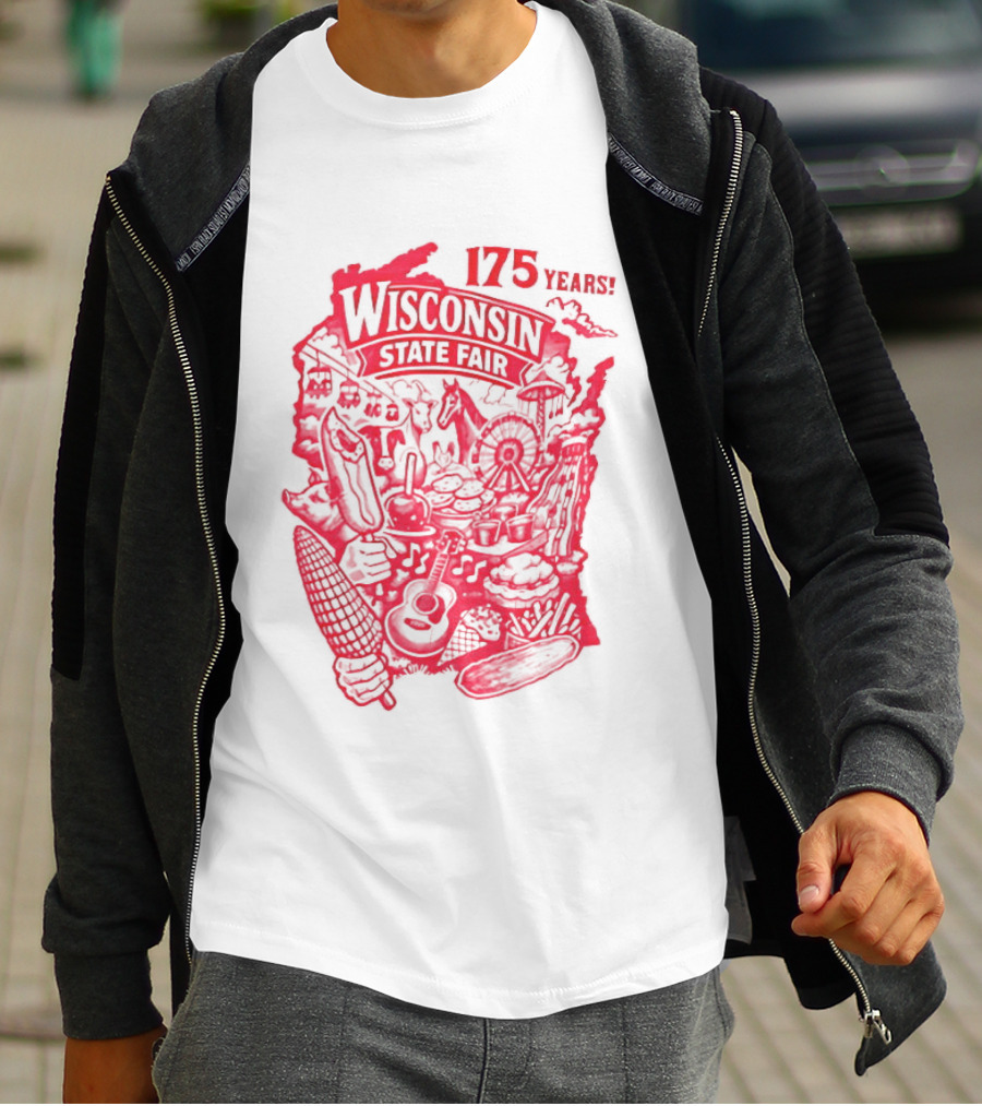 Wisconsin State Fair 175 Years Celebration T-Shirt