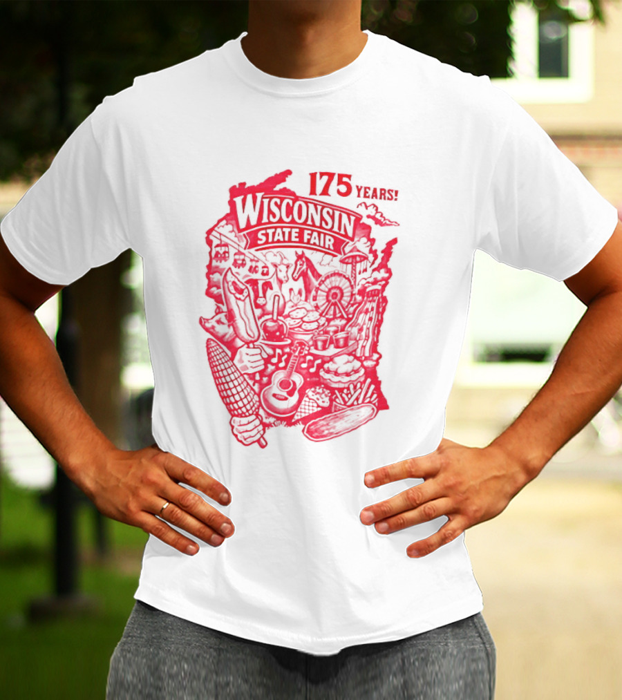Wisconsin State Fair 175 Years Celebration T-Shirt