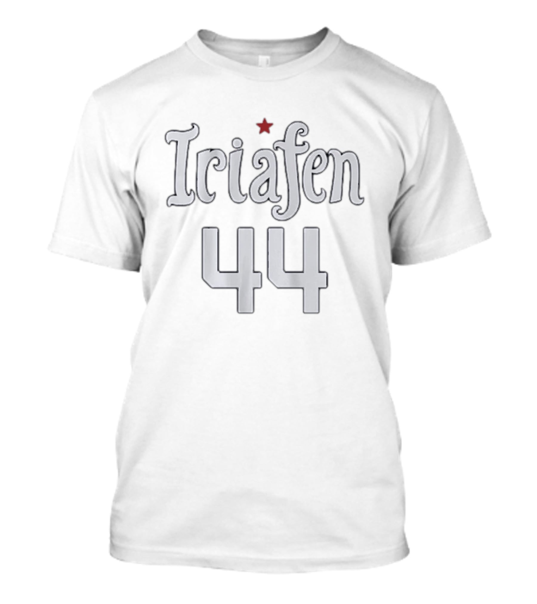 Iriafen 44 Washington Mystics WNBA Name Number T-Shirt