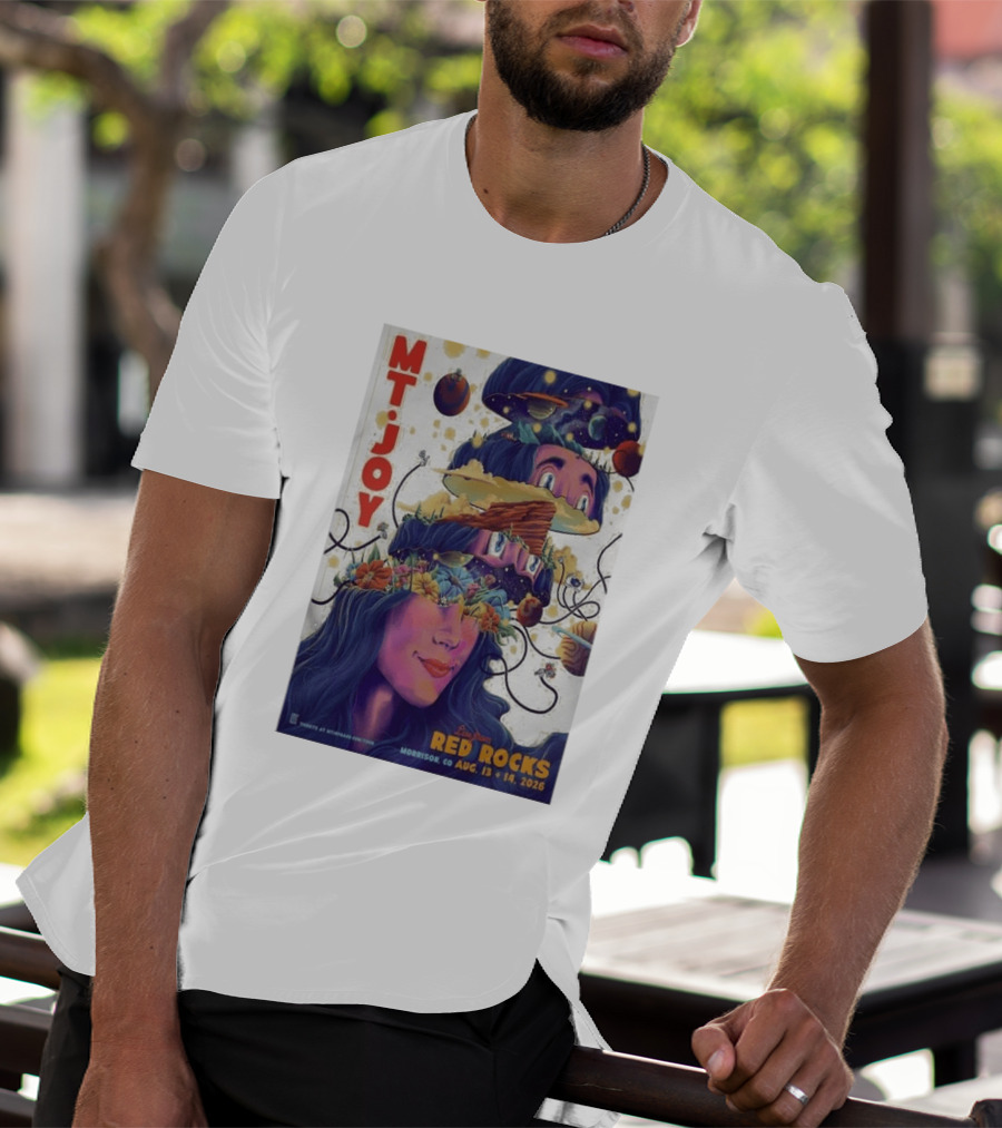 MT Joy Live At Red Rocks Morrison CO August 13 14 2026 S Tour T-Shirt