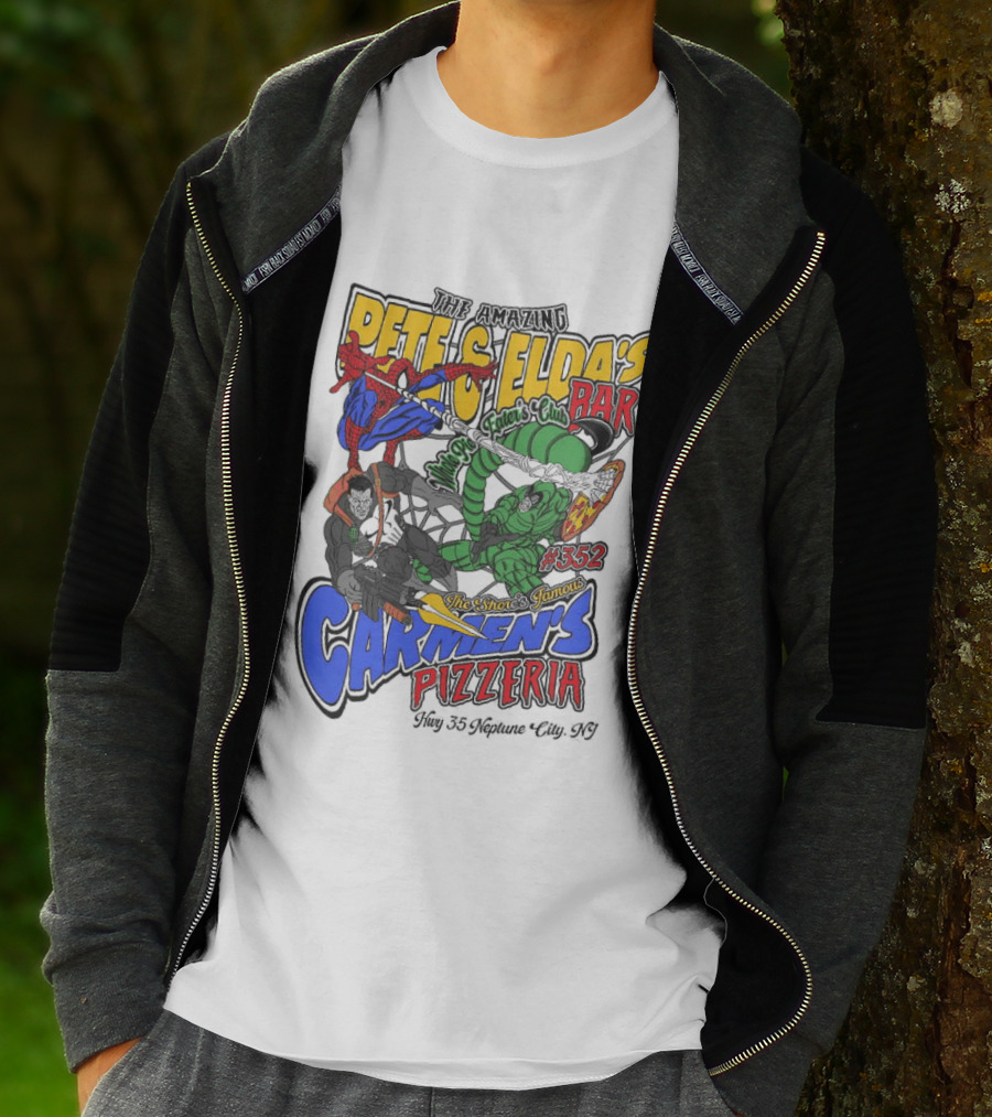 The Amazing Pete And Elda’s The Shore’s Famous Carmen’s Pizzeria T-Shirt
