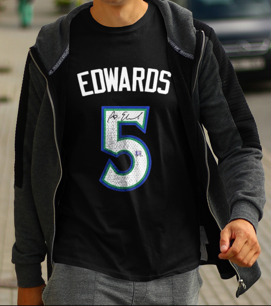 Edwards 5 Signature Basketball Fan Gear T-Shirt