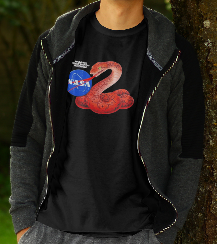 NASA Never Told You The Truth Snake Conspiracy T-Shirt