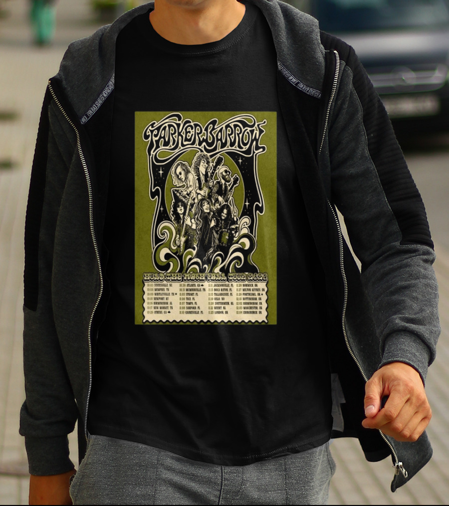 Parker Barrow Hold The Mash Fall Tour 2026 Concert Memphis Atlanta Nashville Houston T-Shirt