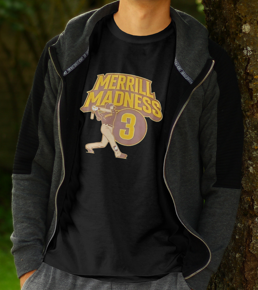 Merrill Madness 3 Jackson San Diego Padres T-Shirt