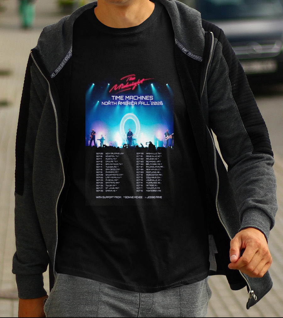 The Midnight Time Machines Tour North America Fall 2026 T-Shirt