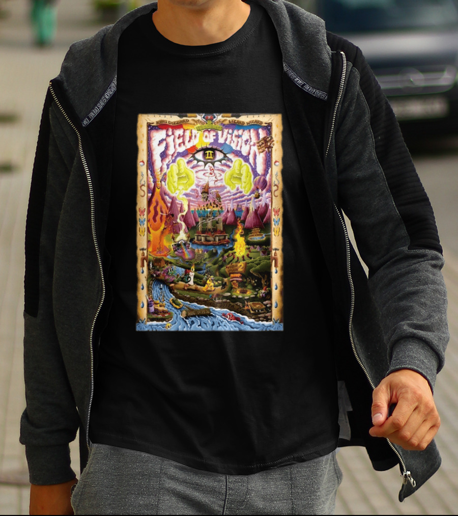 King Gizzard And The Lizard Wizard Field Of Vision II Meadow Creek Buena Vista CO Aug 14 16 2026 T-Shirt