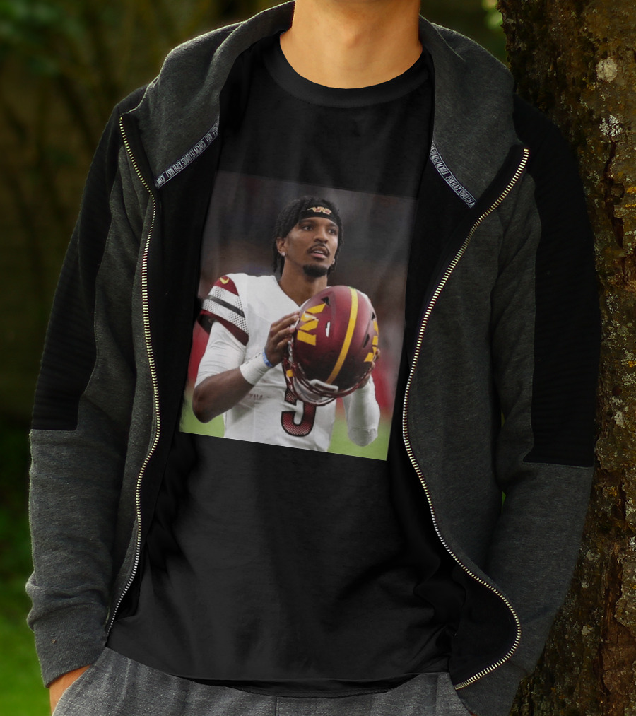 Washington Commanders Quarterback Jayden Daniels Football Player Sports T-Shirt