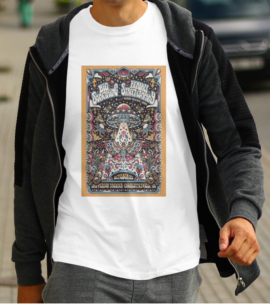 Big Something Kendall Street Company Album Release Show Jefferson Theater Charlottesville VA October 25 2026 T-Shirt