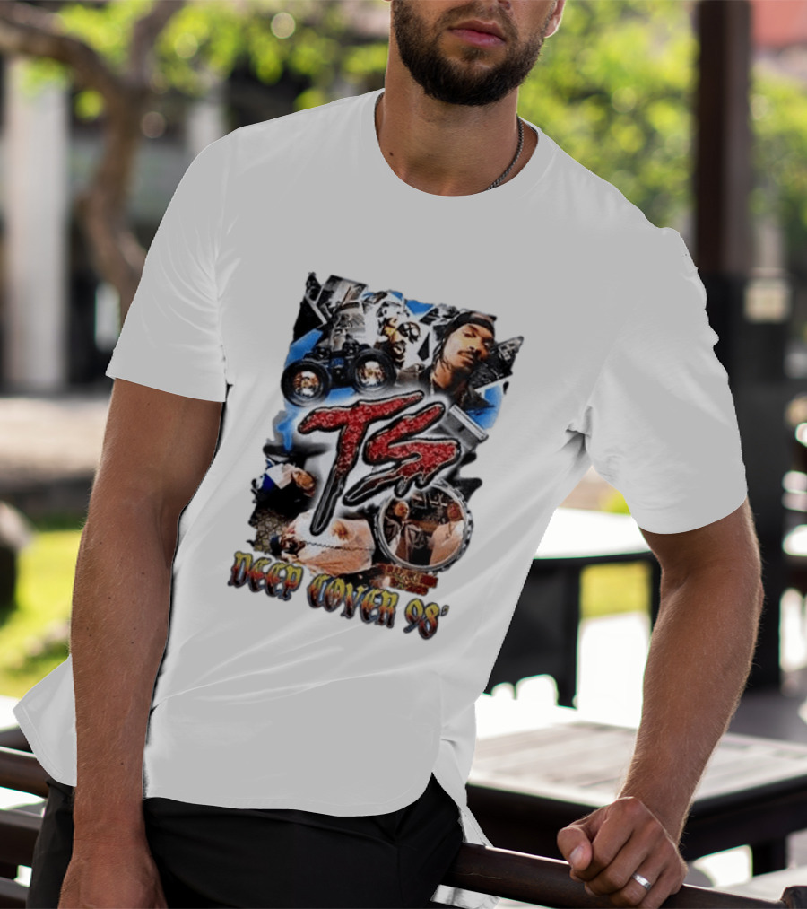 Toney Starks Deep Cover 98 RIP Big Pun 90s Rap Album Mashup T-Shirt