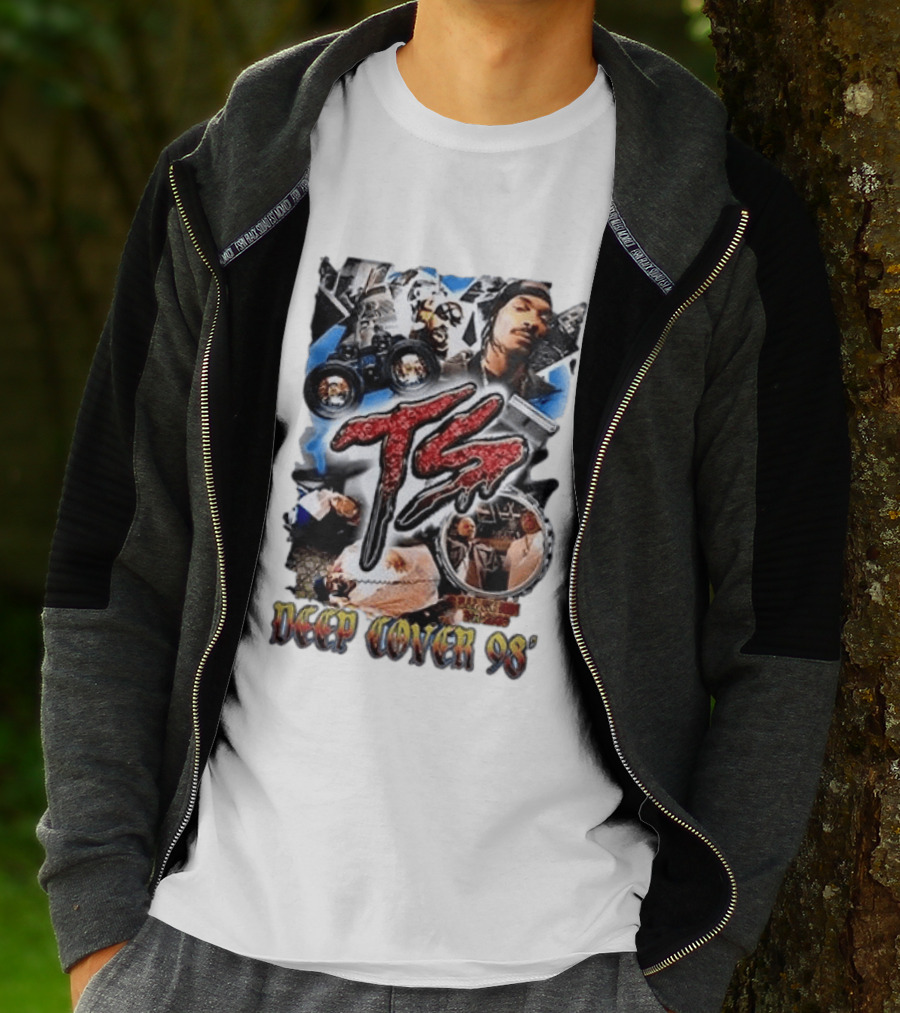 Toney Starks Deep Cover 98 RIP Big Pun 90s Rap Album Mashup T-Shirt