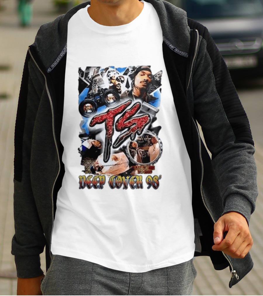 Toney Starks Deep Cover 98 RIP Big Pun 90s Rap Album Mashup T-Shirt