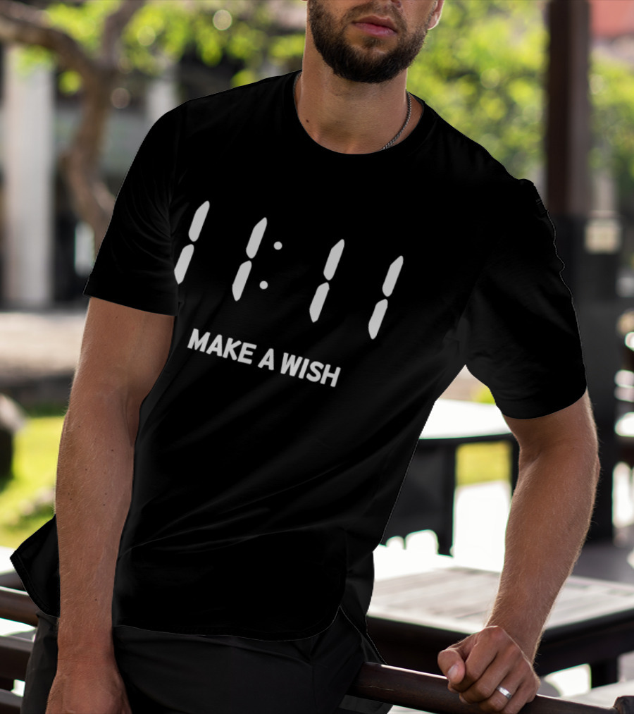 11 11 Make A Wish Numerology Manifestation Positive Thinking T-Shirt