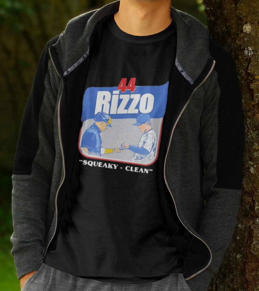 Anthony Rizzo 44 Squeaky Clean Baseball Exchange T-Shirt