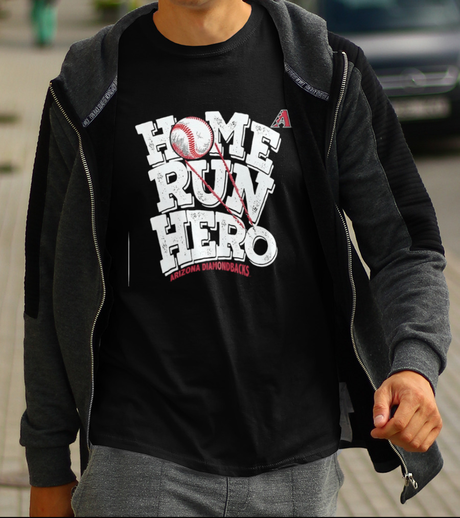 Arizona Diamondbacks Home Run Hero Baseball MLB Fan T-Shirt